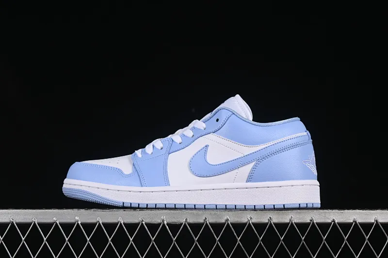 All categories Air Jordan Jordan series basketball shoes Air Jordan 1 Low Air Jordan 1 Low AJ1 Joe 1 white and blue low-top cultural and leisure sports sneakers DC0774-142